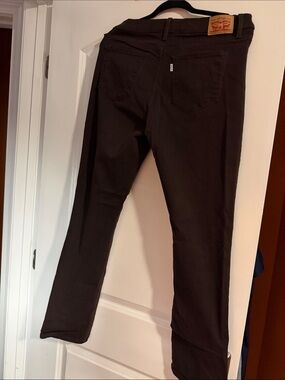 Levi's Dark Brown Straight-Leg Jeans